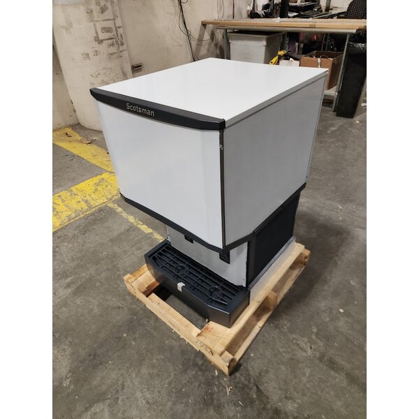 Scratch and Dent Scotsman HID525A-1 Meridian® Countertop Air Cooled Ice Machine and Water Dispenser - 25 lb. Bin Storage