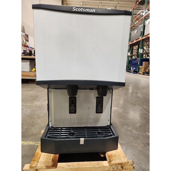 Scratch and Dent Scotsman HID525A-1 Meridian® Countertop Air Cooled Ice Machine and Water Dispenser - 25 lb. Bin Storage