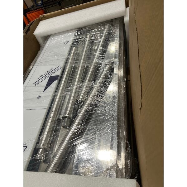 Scratch and Dent Avantco STE-3S Three Pan Open Well Electric Steam Table with Undershelf - 120V, 1500W