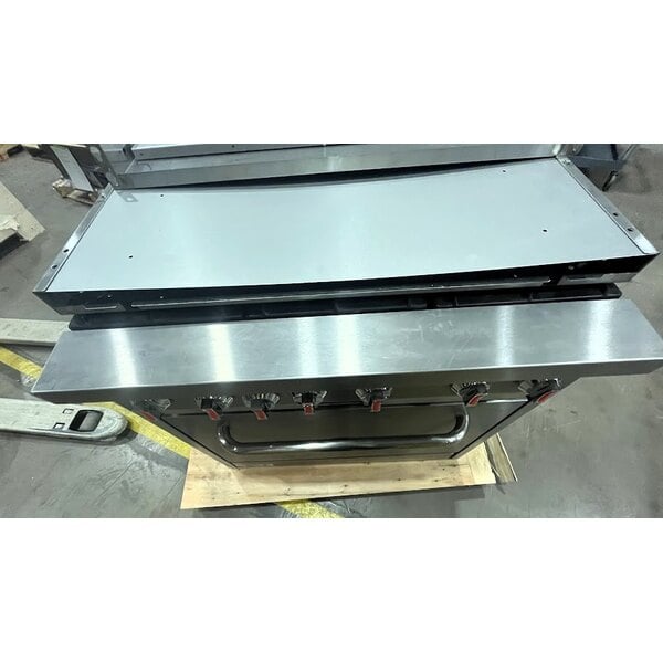 Scratch and Dent Cooking Performance Group S36-N Natural Gas 6 Burner 36" Range with Standard Oven - 210,000 BTU