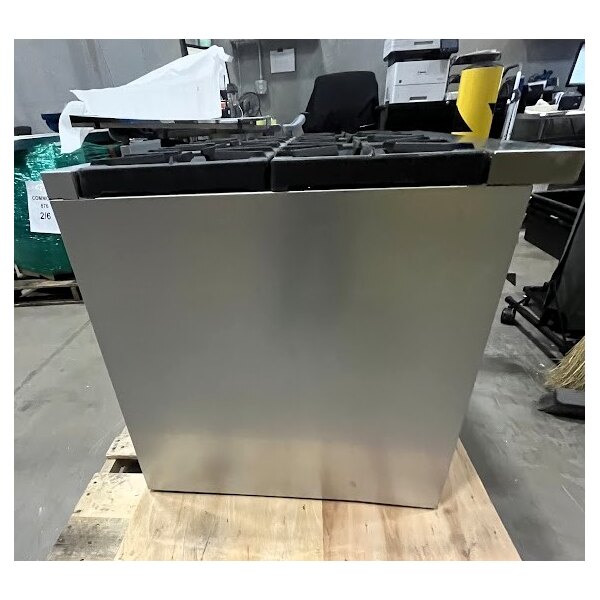 Scratch and Dent Cooking Performance Group S36-N Natural Gas 6 Burner 36" Range with Standard Oven - 210,000 BTU