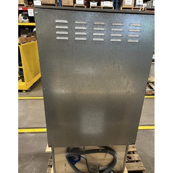 Scratch and Dent MainStreet Equipment HTDT Single Rack High-Temperature Door-Type Dish Machine with Booster Heater - 208-240V, 3 Phase