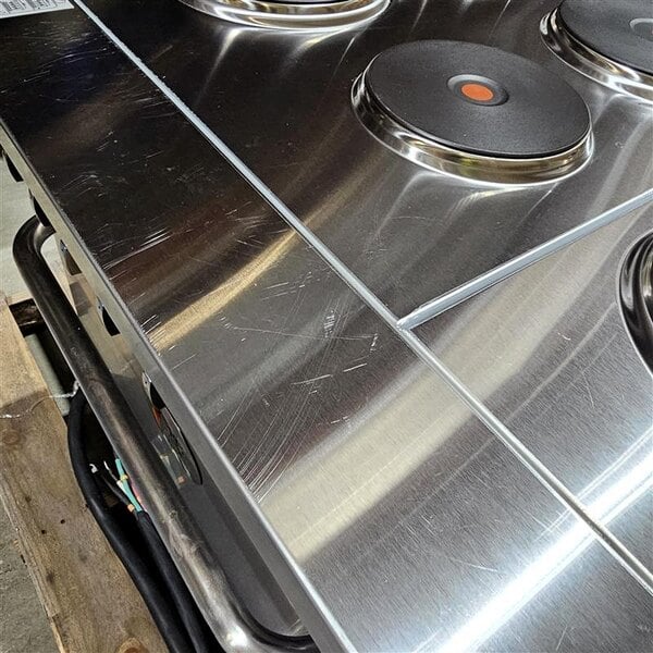 Scratch and Dent Cooking Performance Group ER60-208-3 60" 10-Burner Electric Range with 2 Standard Ovens - 208V, 3 Phase