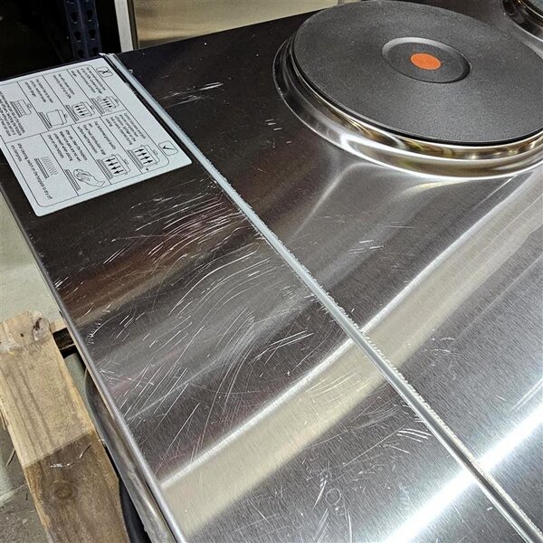 Scratch and Dent Cooking Performance Group ER60-208-3 60" 10-Burner Electric Range with 2 Standard Ovens - 208V, 3 Phase