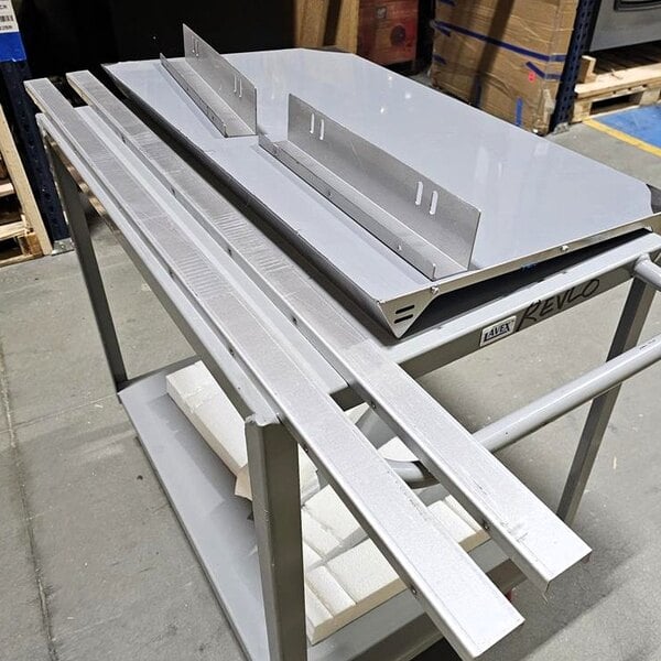 Scratch and Dent Cooking Performance Group S-36-SB-N 36" Natural Gas Infrared Salamander Broiler with 36" Heat Shield and Mounting Brackets - 36,000 BTU