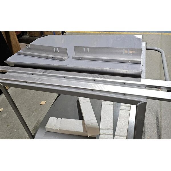 Scratch and Dent Cooking Performance Group S-36-SB-N 36" Natural Gas Infrared Salamander Broiler with 36" Heat Shield and Mounting Brackets - 36,000 BTU