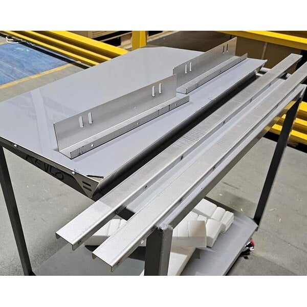 Scratch and Dent Cooking Performance Group S-36-SB-N 36" Natural Gas Infrared Salamander Broiler with 36" Heat Shield and Mounting Brackets - 36,000 BTU