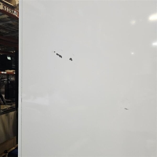 Scratch and Dent Avantco GDC-24F-HC 31" White Customizable Swing Glass Door Merchandiser Freezer with LED Lighting