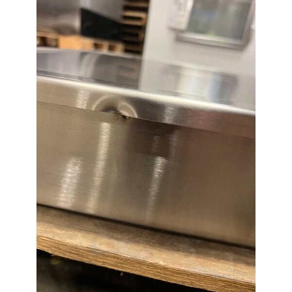 Scratch and Dent Foundations Premier 100SS-R Recessed Horizontal Stainless Steel Baby Changing Station / Table