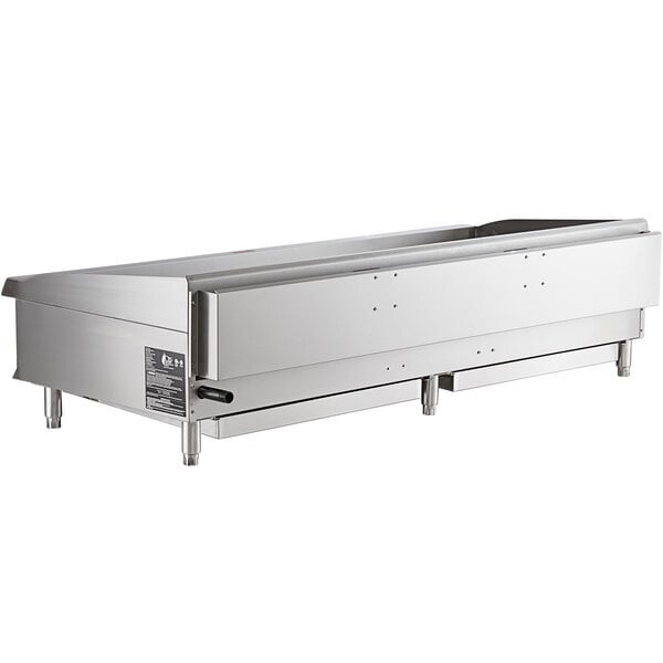 Scratch and Dent Cooking Performance Group GT-CPG-60-NL 60" Gas Countertop Griddle with Thermostatic Controls - 150,000 BTU