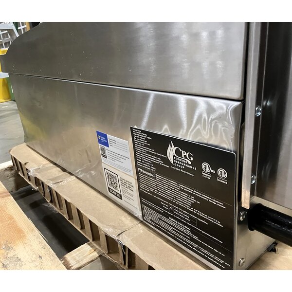 Scratch and Dent Cooking Performance Group GT-CPG-60-NL 60" Gas Countertop Griddle with Thermostatic Controls - 150,000 BTU