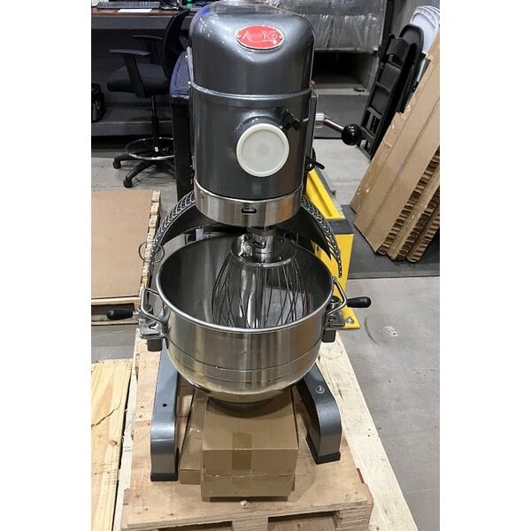 Scratch and Dent Avantco MX30H 30 Qt. Planetary Floor Mixer with Guard & Standard Accessories - 120V, 1 3/4 hp