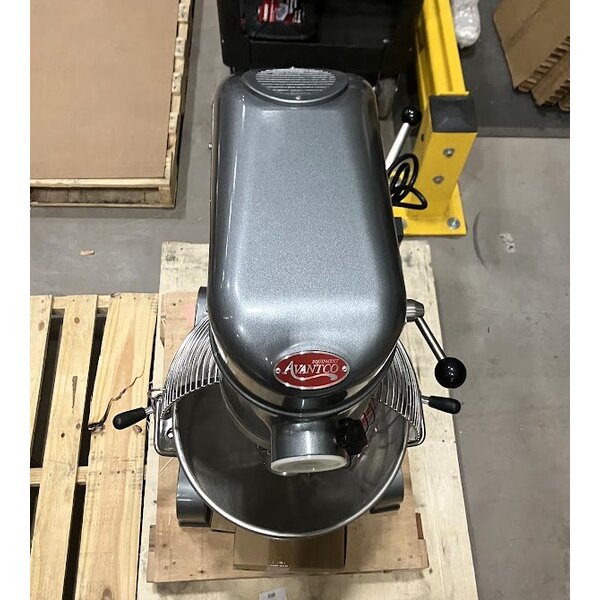 Scratch and Dent Avantco MX30H 30 Qt. Planetary Floor Mixer with Guard & Standard Accessories - 120V, 1 3/4 hp