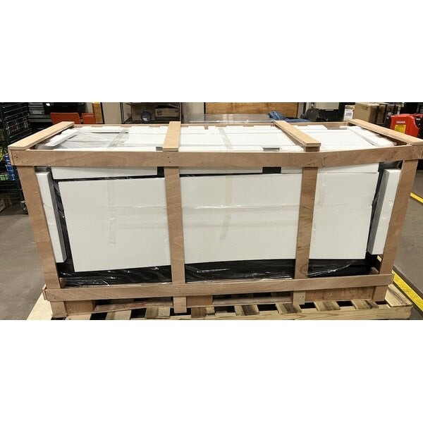 Scratch and Dent Avantco HBB-80-HC 80" Black Horizontal Bottle Cooler