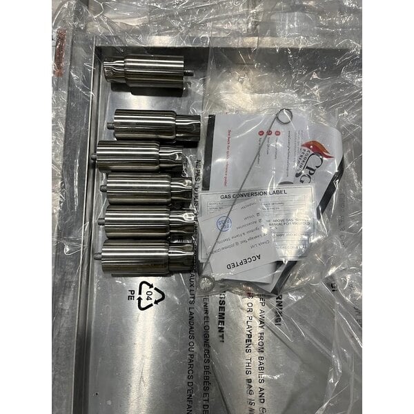 Scratch and Dent Cooking Performance Group GM-CPG-60-NL 60" Gas Countertop Griddle with Manual Controls - 150,000 BTU