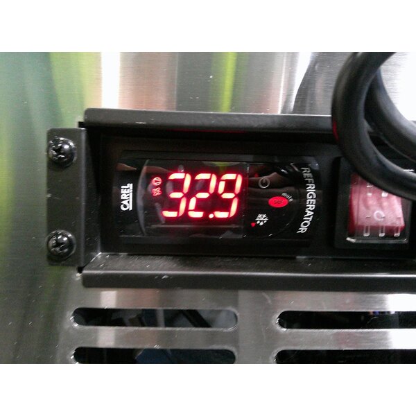 Scratch and Dent Avantco DLC82-HC-S 82" Stainless Steel Curved Glass Refrigerated Deli Case