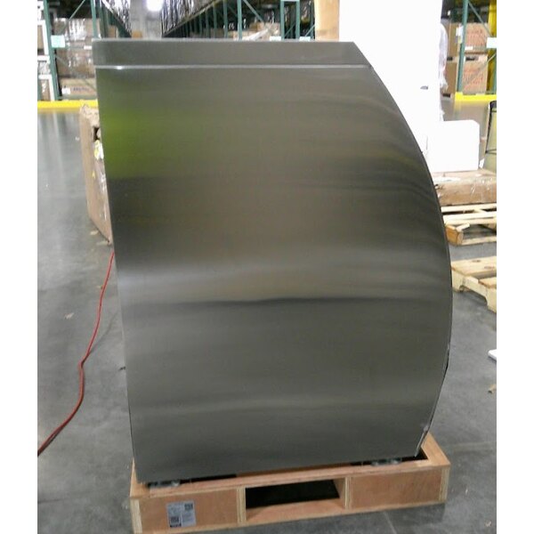 Scratch and Dent Avantco DLC82-HC-S 82" Stainless Steel Curved Glass Refrigerated Deli Case