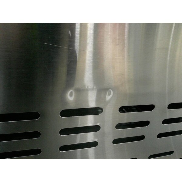 Scratch and Dent Avantco DLC82-HC-S 82" Stainless Steel Curved Glass Refrigerated Deli Case