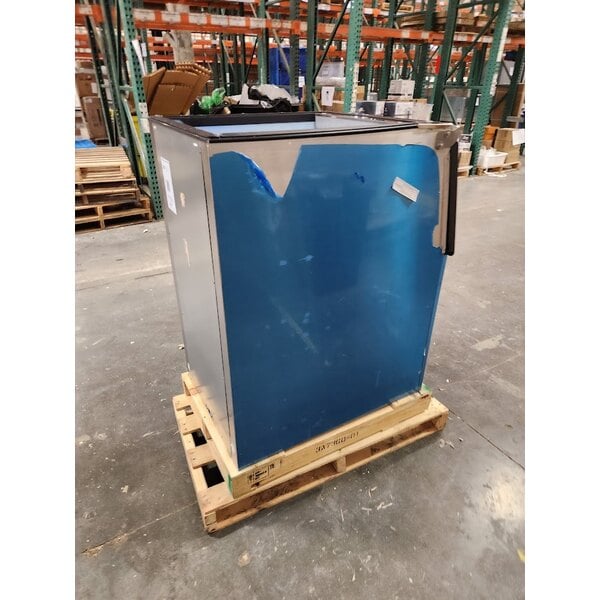 Scratch and Dent Hoshizaki B-300SF 22" Ice Storage Bin with Stainless Steel Finish - 300 lb.