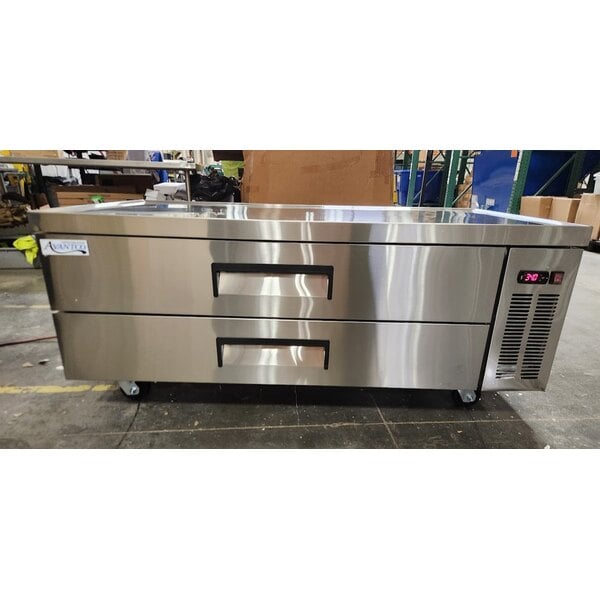 Scratch and Dent Avantco CBE-60-HC 60" 2 Drawer Refrigerated Chef Base