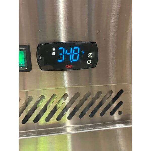 Scratch and Dent Avantco Z2-R-GHC 54" Glass Door Stainless Steel Reach-In Refrigerator