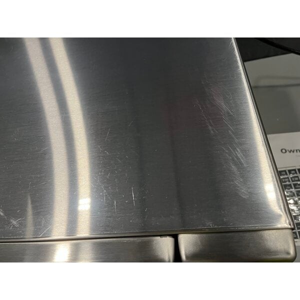 Scratch and Dent Solwave Ameri-Series SWA12T Medium-Duty Stainless Steel Commercial Microwave with Push Button Controls - 120V, 1,200W