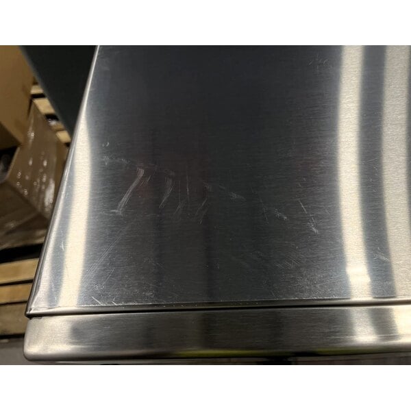 Scratch and Dent Solwave Ameri-Series SWA12T Medium-Duty Stainless Steel Commercial Microwave with Push Button Controls - 120V, 1,200W