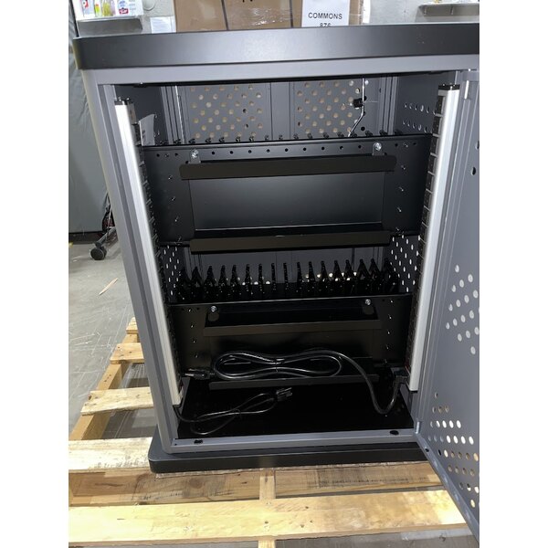 Scratch and Dent Oklahoma Sound DCC Black and Charcoal Duet Charging Cart