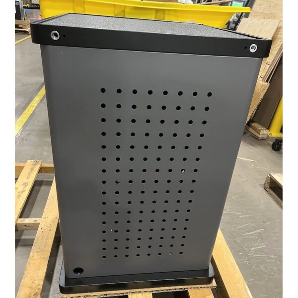 Scratch and Dent Oklahoma Sound DCC Black and Charcoal Duet Charging Cart