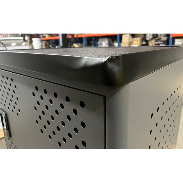 Scratch and Dent Oklahoma Sound DCC Black and Charcoal Duet Charging Cart