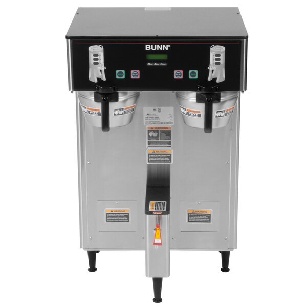 Scratch and Dent Bunn 34600.0006 BrewWISE Dual ThermoFresh DBC Brewer with Funnel Lock - 120/208V, 5700W