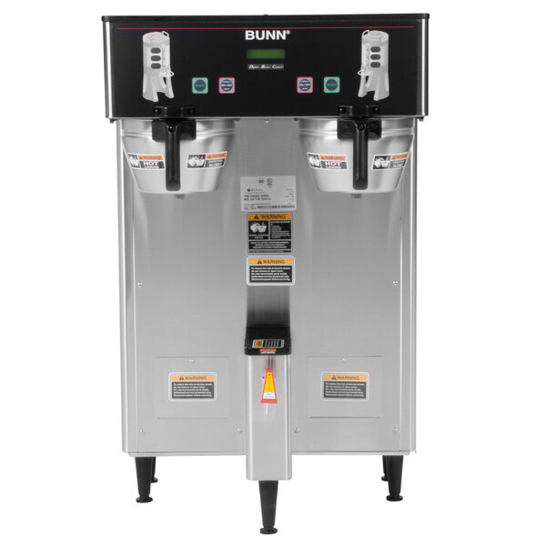 Scratch and Dent Bunn 34600.0006 BrewWISE Dual ThermoFresh DBC Brewer with Funnel Lock - 120/208V, 5700W