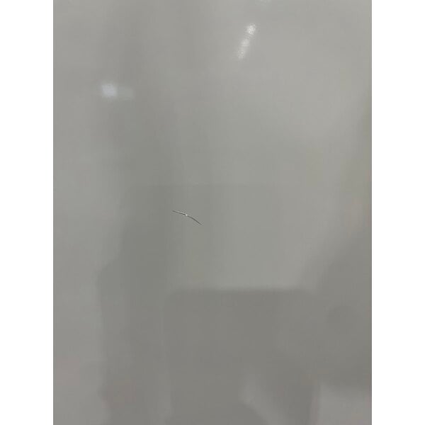 Scratch and Dent Avantco GDC-23-HC 28 3/8" White Customizable Swing Glass Door Merchandiser Refrigerator with LED Lighting