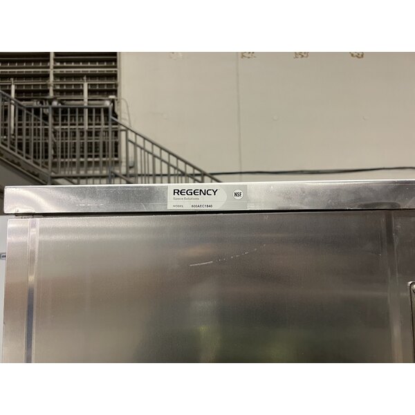 Scratch and Dent Regency 40 Pan End Load Enclosed Bun / Sheet Pan Rack - Welded