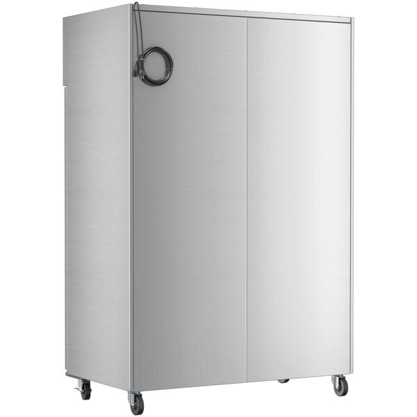 Scratch and Dent Avantco Z2-R-GHC 54" Glass Door Stainless Steel Reach-In Refrigerator