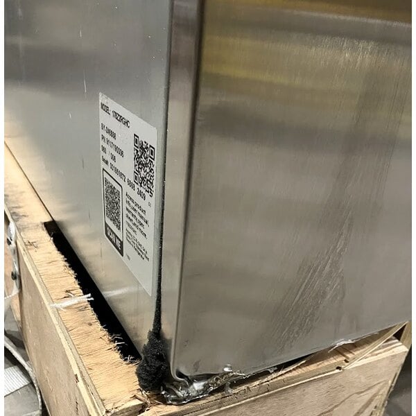 Scratch and Dent Avantco Z2-R-GHC 54" Glass Door Stainless Steel Reach-In Refrigerator