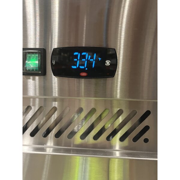 Scratch and Dent Avantco Z2-R-GHC 54" Glass Door Stainless Steel Reach-In Refrigerator