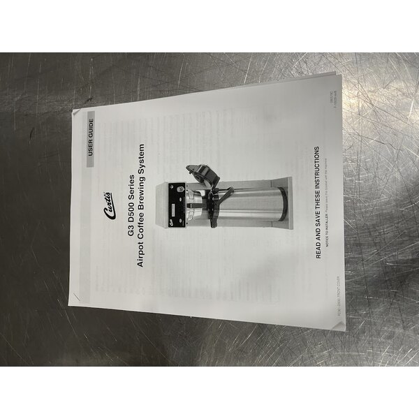 Scratch and Dent Curtis D500GT12A000 Automatic Airpot Coffee Brewer with Digital Controls - 120V