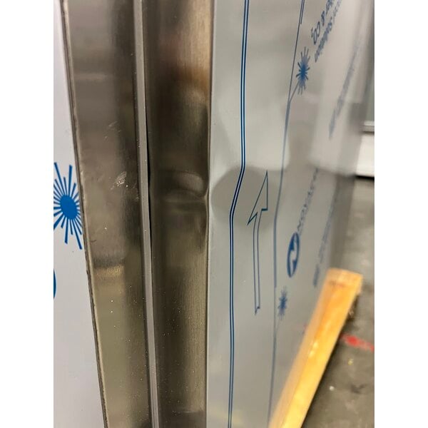 Scratch and Dent Beverage-Air HFPS3HC-1S Horizon Series 78" 3 Door Top Mounted Reach-In Freezer