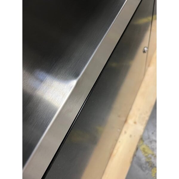 Scratch and Dent All State Manufacturing 49" x 23 1/4" x 72" Condiment Stand with Triple Shelf AS493-6-N/L