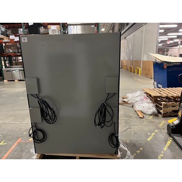 Scratch and Dent All State Manufacturing 49" x 23 1/4" x 72" Condiment Stand with Triple Shelf AS493-6-N/L