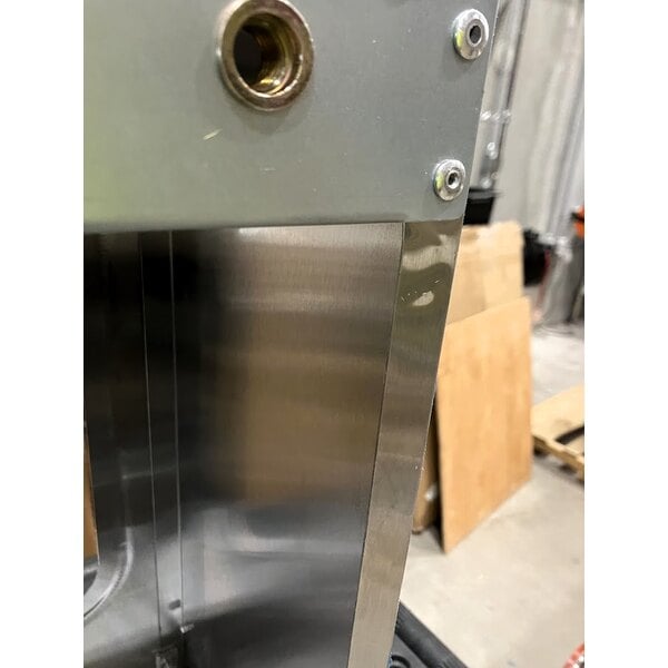 Scratch and Dent Cooking Performance Group EF302 30 lb. Dual Tank Heavy-Duty Electric Countertop Fryer - 208/240V, 8400/11,000W