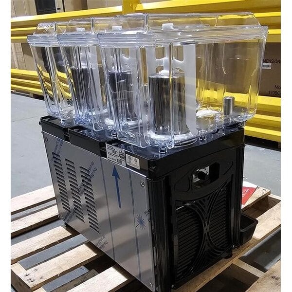 Scratch and Dent Carnival King RBD3G3 Triple 3 Gallon Bowl Refrigerated Beverage Dispenser - 120V