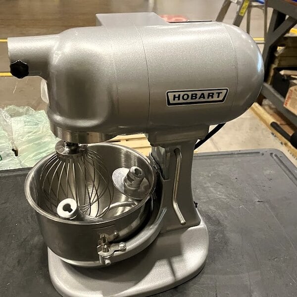 Scratch and Dent Hobart N50 5 Qt. Bowl Lift Countertop Mixer with Standard Accessories - 120V, 1/6 hp