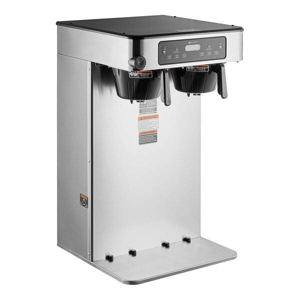 Scratch and Dent Bunn 53200.0101 ICB Twin Tall Infusion Series Stainless Steel Automatic Coffee Brewer - 120/240V, 6000W