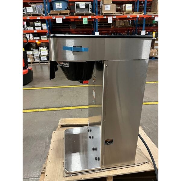 Scratch and Dent Bunn 53200.0101 ICB Twin Tall Infusion Series Stainless Steel Automatic Coffee Brewer - 120/240V, 6000W