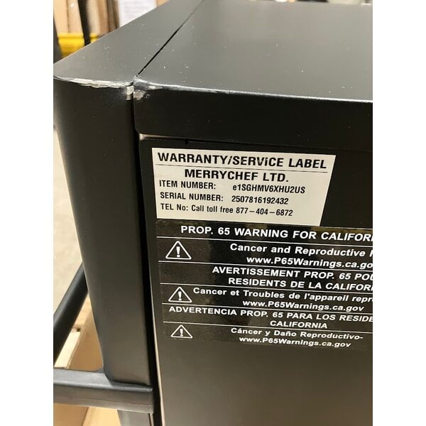 Scratch and Dent Merrychef eikon e1s Classic High-Speed Accelerated Cooking Countertop Oven - 208/240V