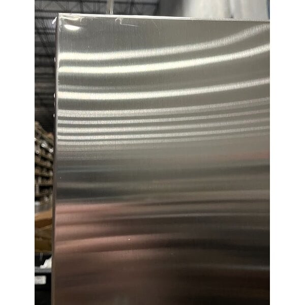 Scratch and Dent Avantco SS-3F-HC 81 5/16" Stainless Steel Solid Door Reach-In Freezer