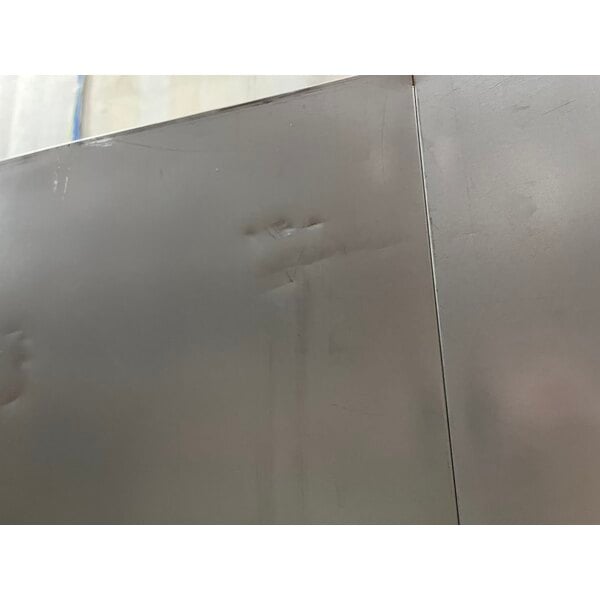 Scratch and Dent Avantco SS-3F-HC 81 5/16" Stainless Steel Solid Door Reach-In Freezer