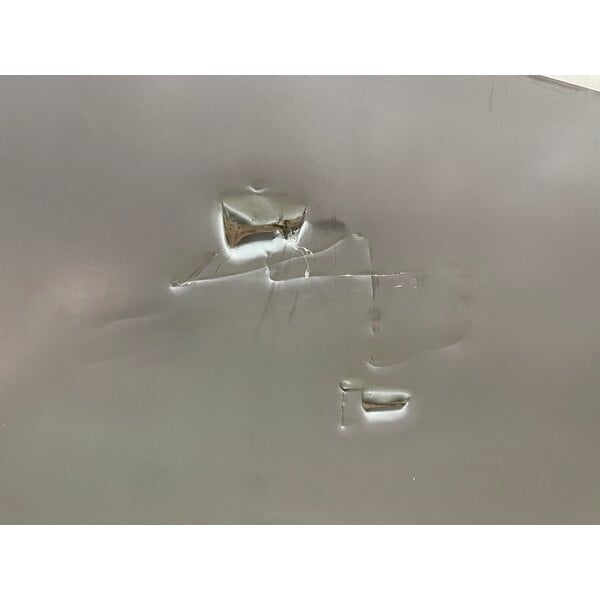 Scratch and Dent Avantco SS-3F-HC 81 5/16" Stainless Steel Solid Door Reach-In Freezer